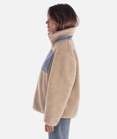 Cedar High Pile Fleece Jacket - Ivory