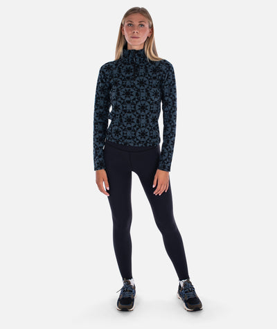 Cranford Quarter Zip - Black