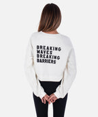 Breaking Barriers Crewneck - White - Jetty