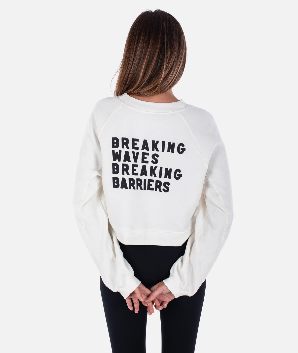 Breaking Barriers Crewneck - White - Jetty