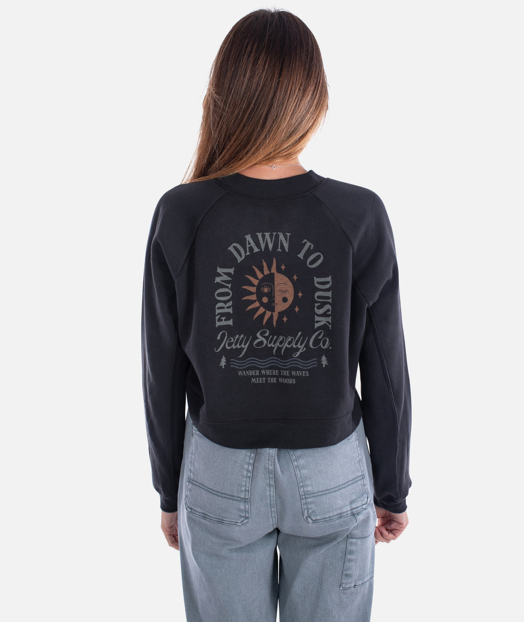 Dawn to Dust Crewneck - Charcoal - Jetty
