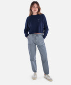 Simple and Slow Crewneck - Navy - Jetty