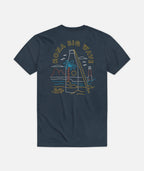 Jetty x Kona Neon Tee - Navy