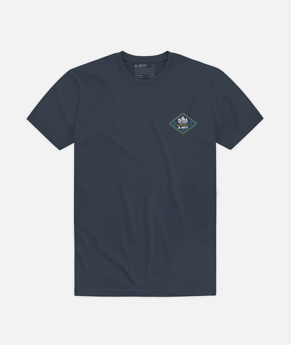Jetty x Kona Neon Tee - Navy