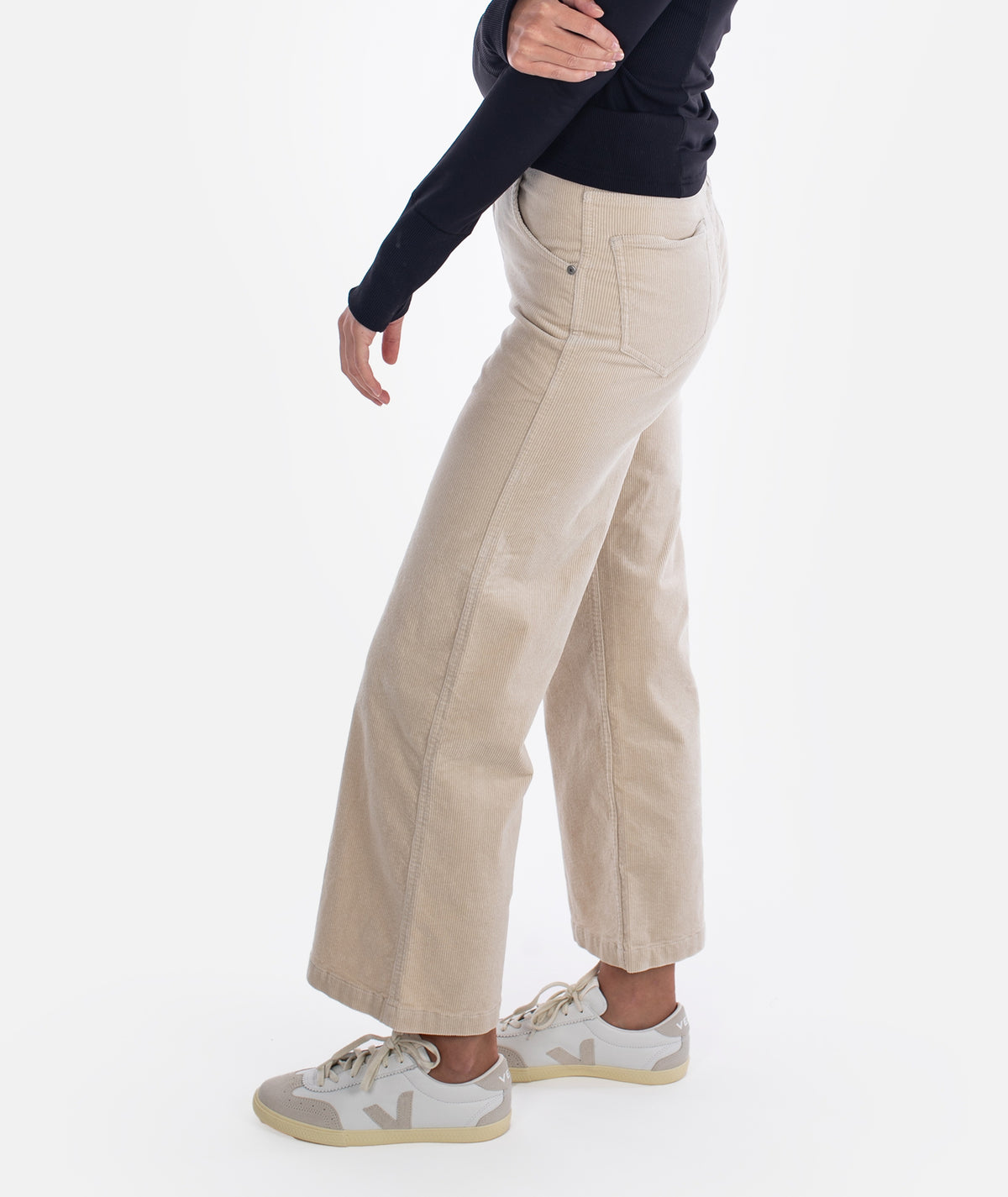 Whaler Corduroy Wide Leg Pants - Ivory - Jetty