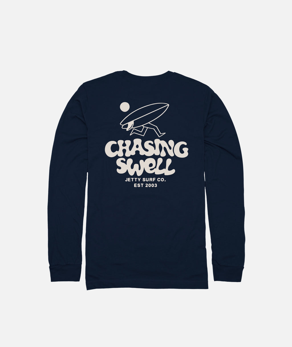 Chaser Long Sleeve - Navy - Jetty
