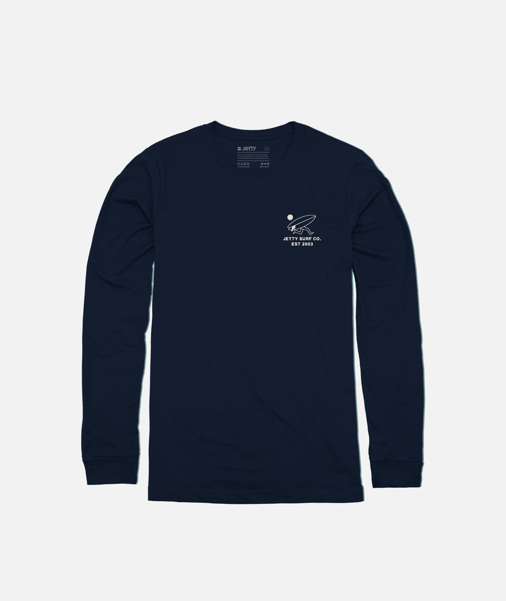 Chaser Long Sleeve - Navy - Jetty