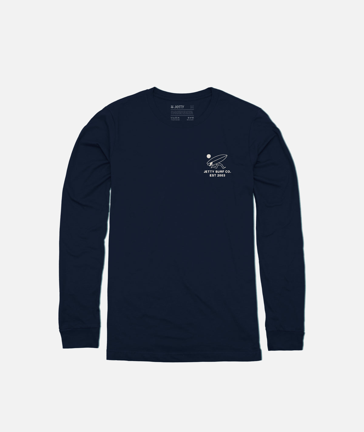 Chaser Long Sleeve - Navy - Jetty