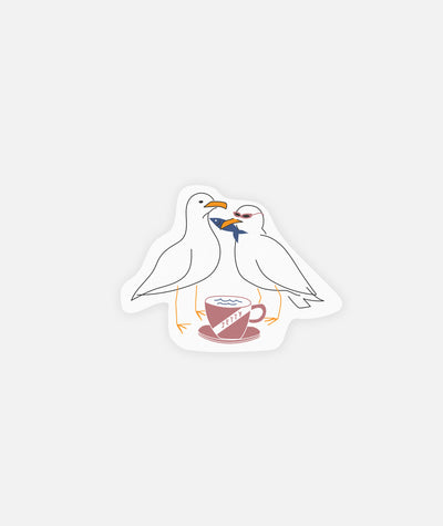 Breakfast Club Sticker - White