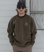 Breakers Crewneck - Army - Jetty