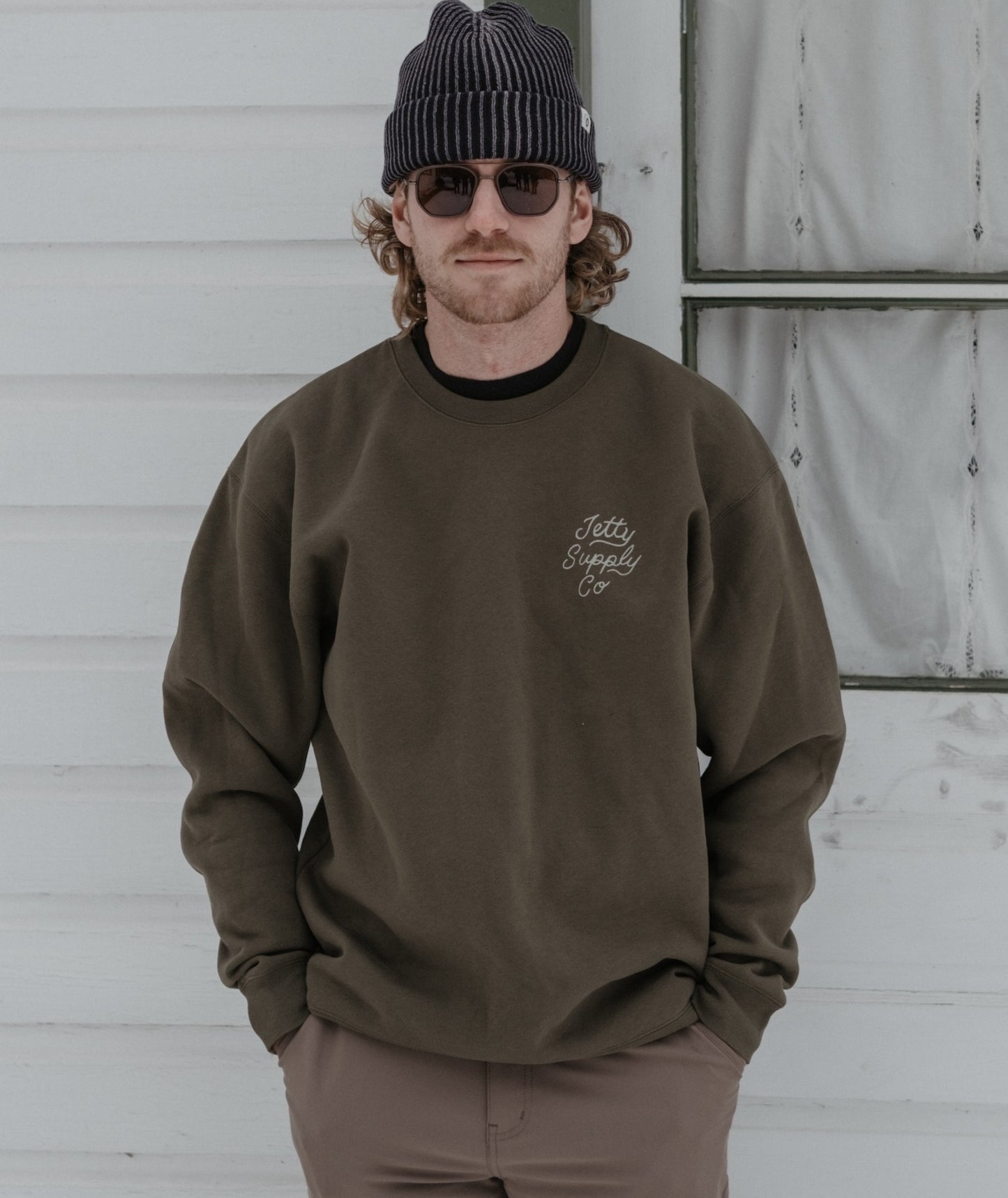 Breakers Crewneck - Army