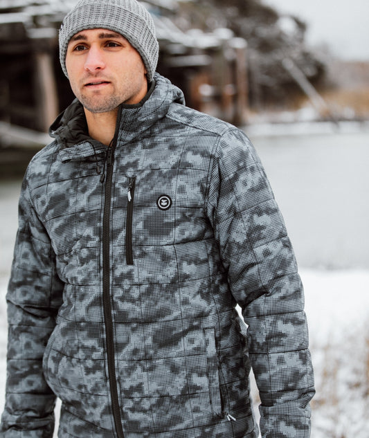 Puffer Coat - Grey