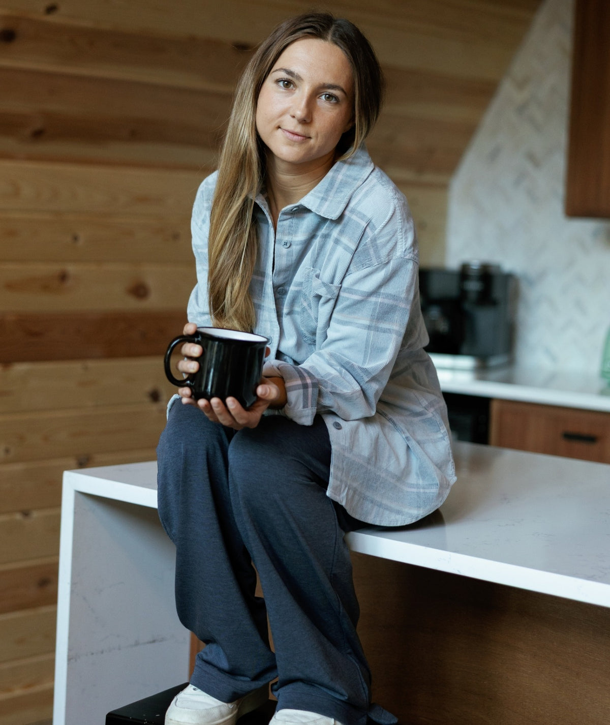 Alpine Corduroy Shirt - Grey - Jetty