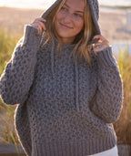 Beacon Honeycomb Hoodie - Heather Grey - Jetty