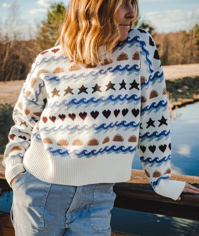 Crescent Sweater - Ivory