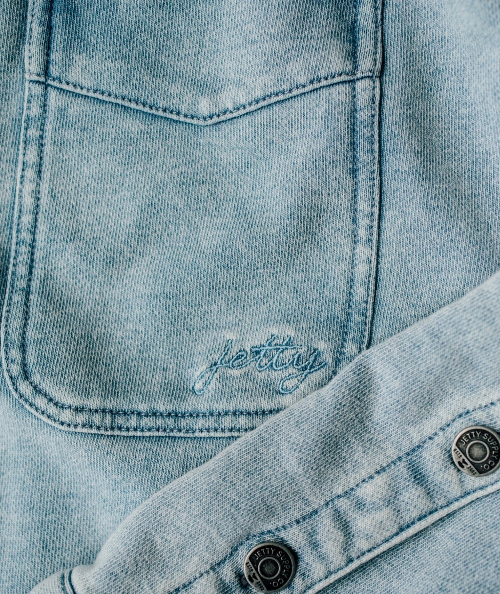Eden Knit Shirt - Denim - Jetty
