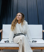 Tybee Henley Sweater - Ivory - Jetty