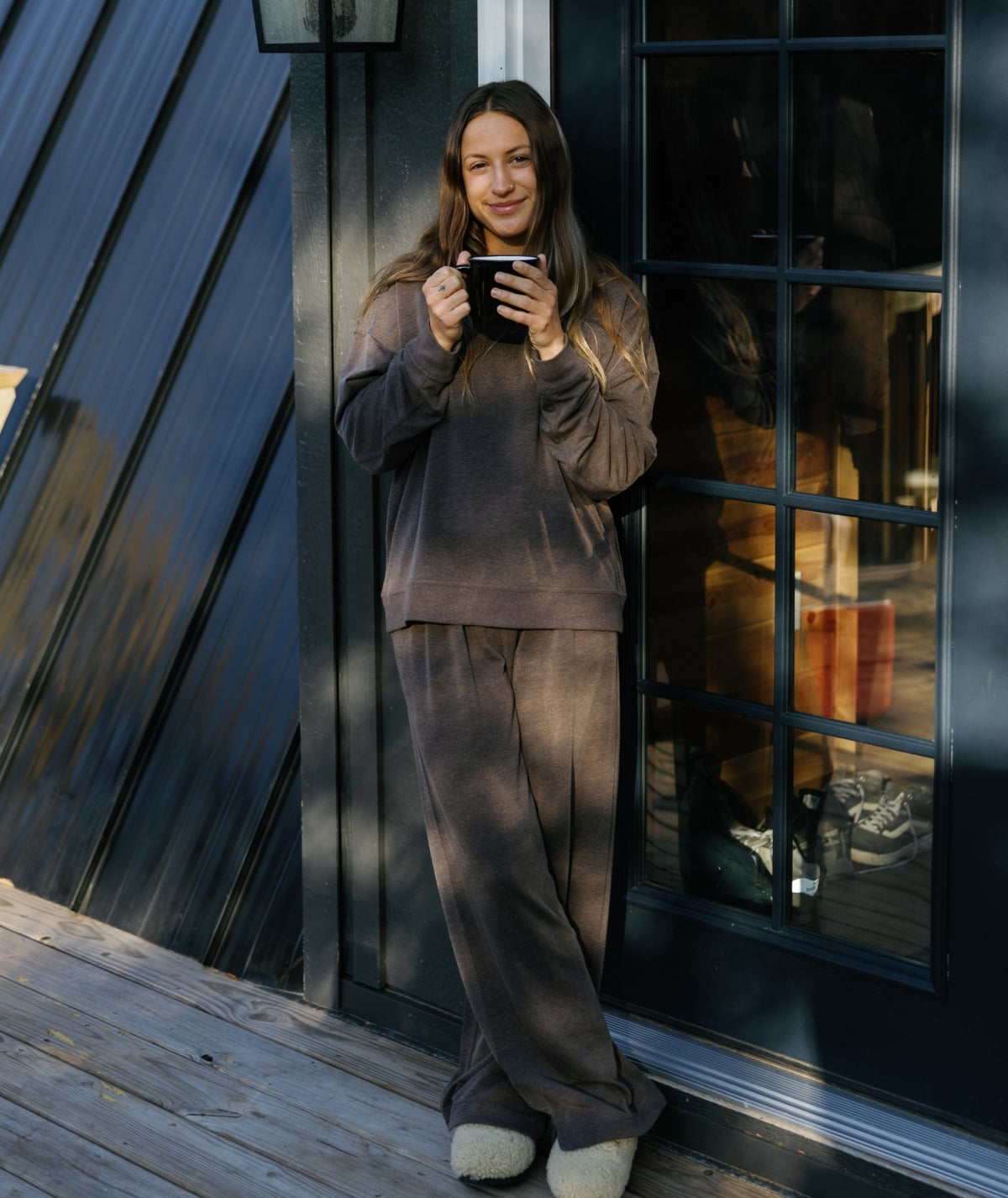 Glacier Lounge Pants - Brown - Jetty