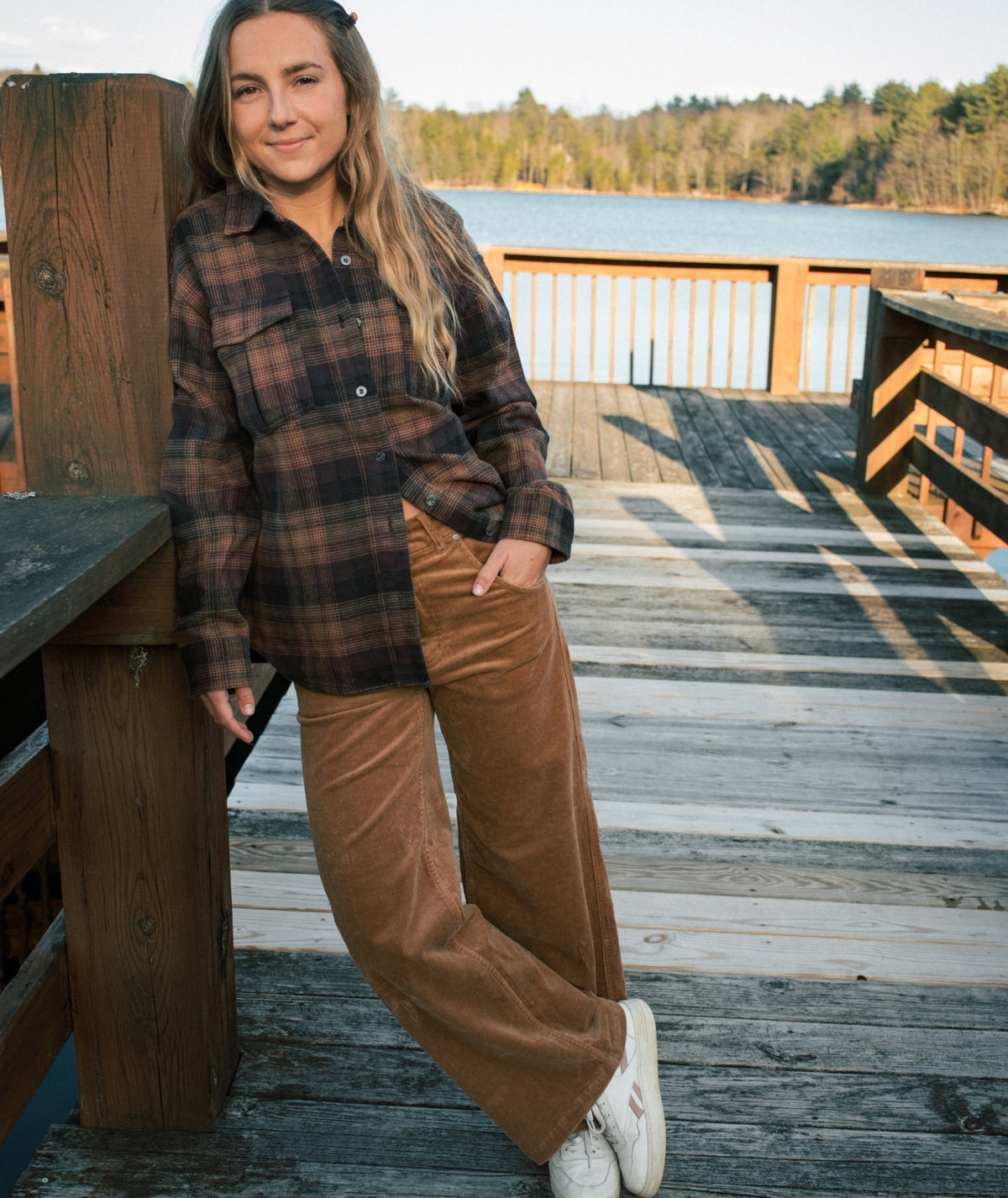 Whaler Corduroy Wide Leg Pants - Camel - Jetty
