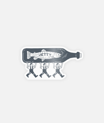 Drink Up Sticker - Navy
