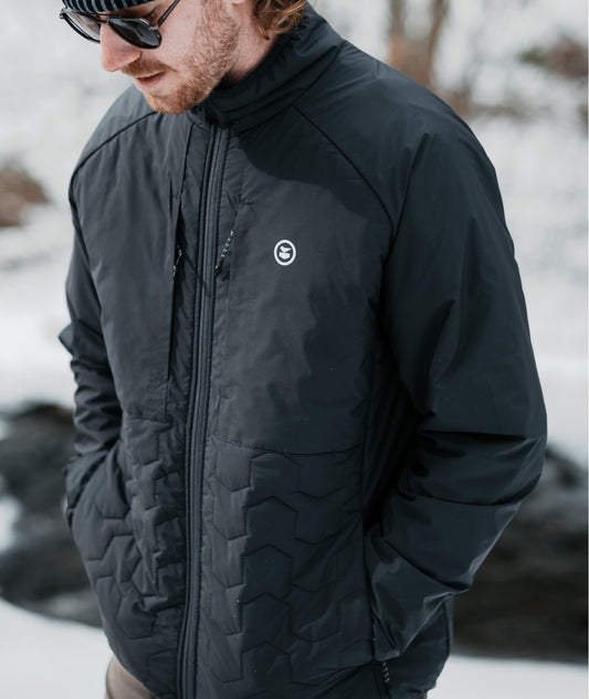 Inlet Puffer Jacket - Black