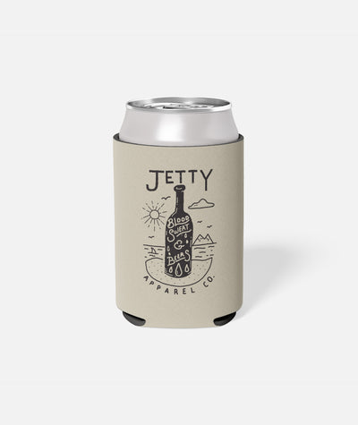 Blood Sweat & Beers Can Coolie - Grey