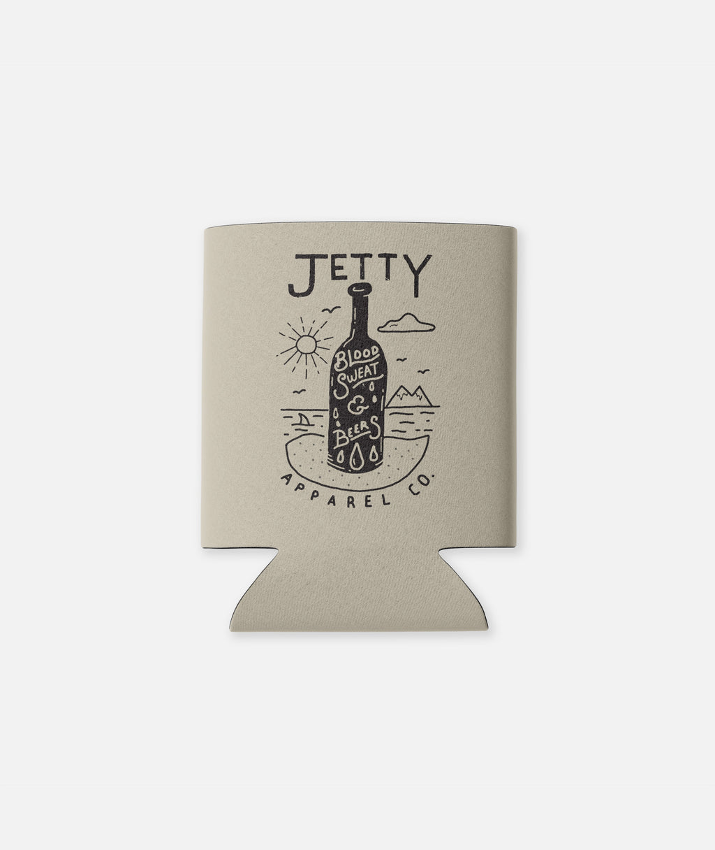 Blood Sweat & Beers Can Coolie - Grey - Jetty