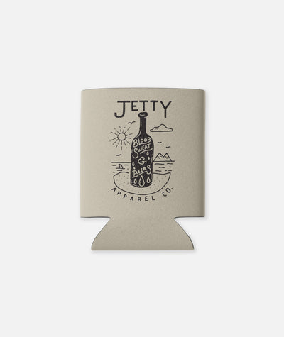 Blood Sweat & Beers Can Coolie - Grey