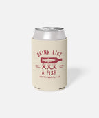 Drink Like a Fish Can Coolie - Sand - Jetty