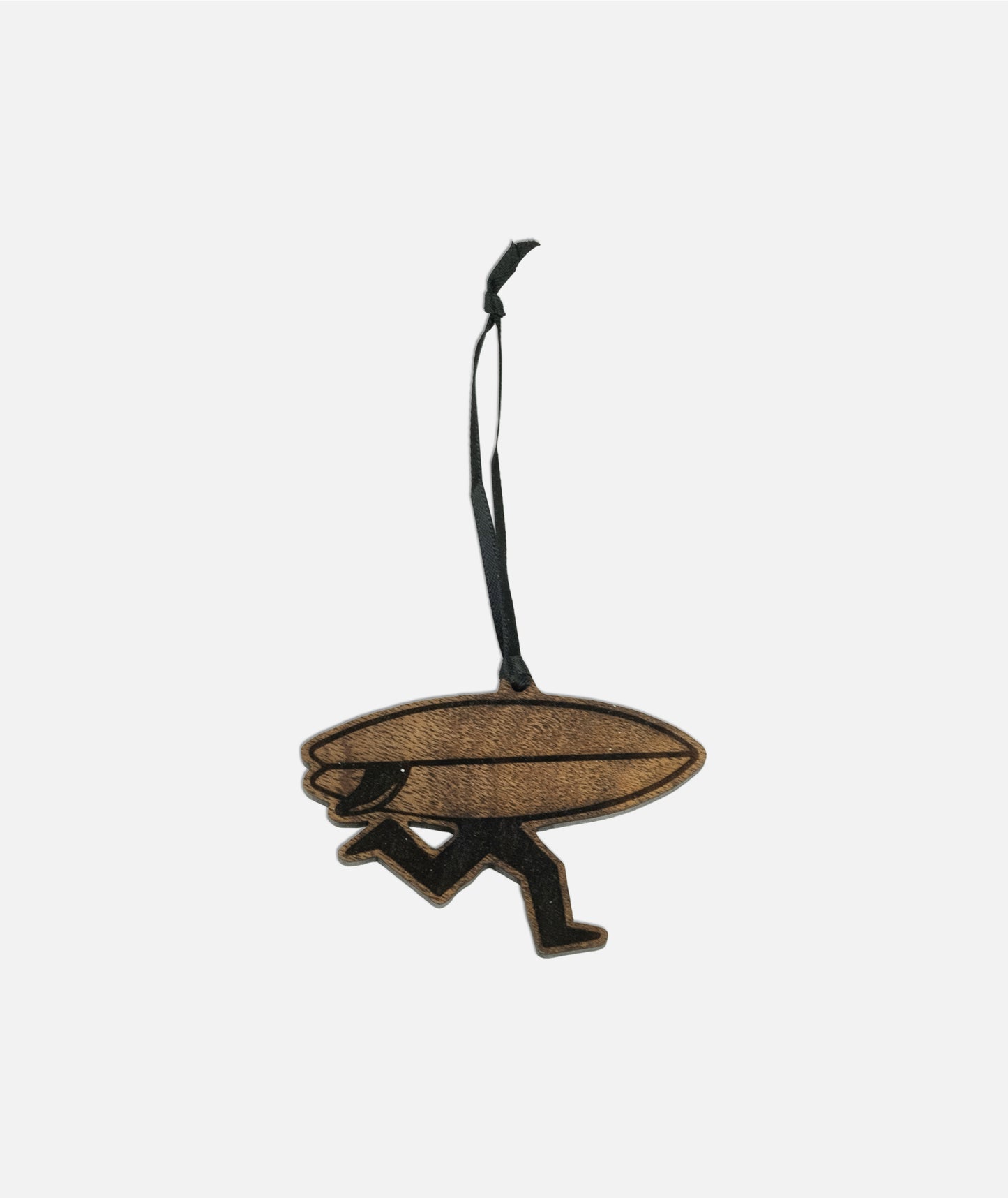 Chaser Wooden Ornament - Brown