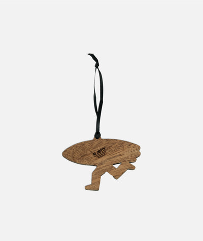 Chaser Wooden Ornament - Brown