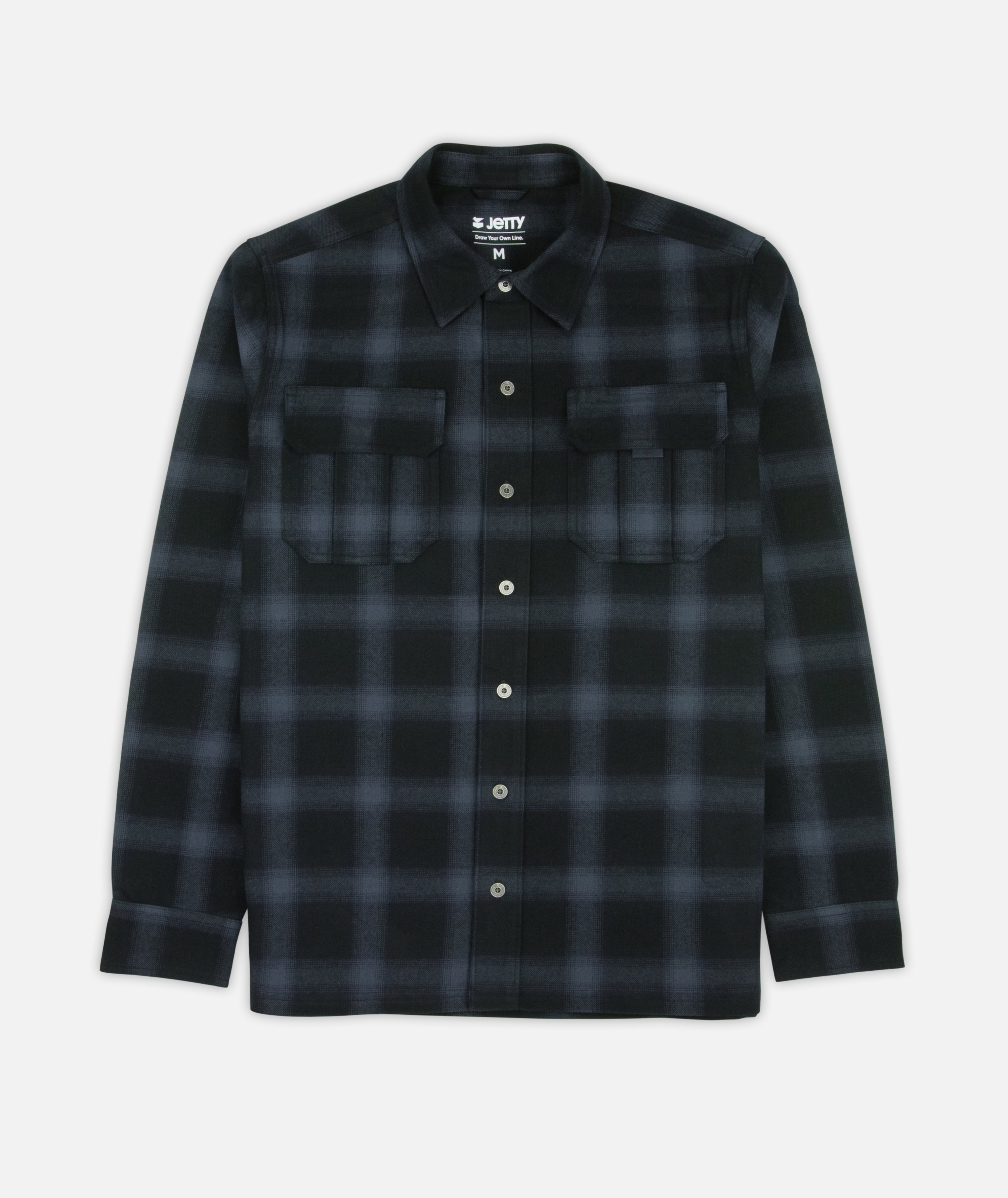 Arbor Flannel - Black & Blue