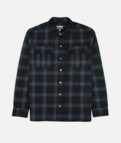 Arbor Flannel - Black & Blue
