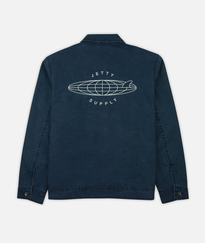 Bradley Canvas Jacket - Navy
