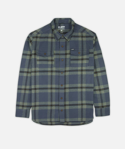 Breaker Flannel - Indigo Blue