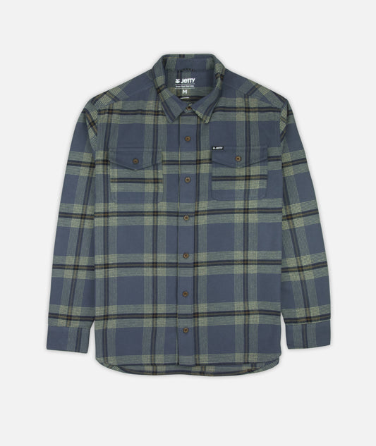 Breaker Flannel - Indigo Blue