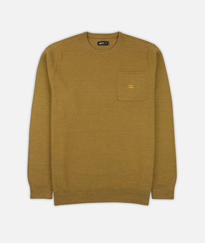 Brine Sweater - Mustard Olive