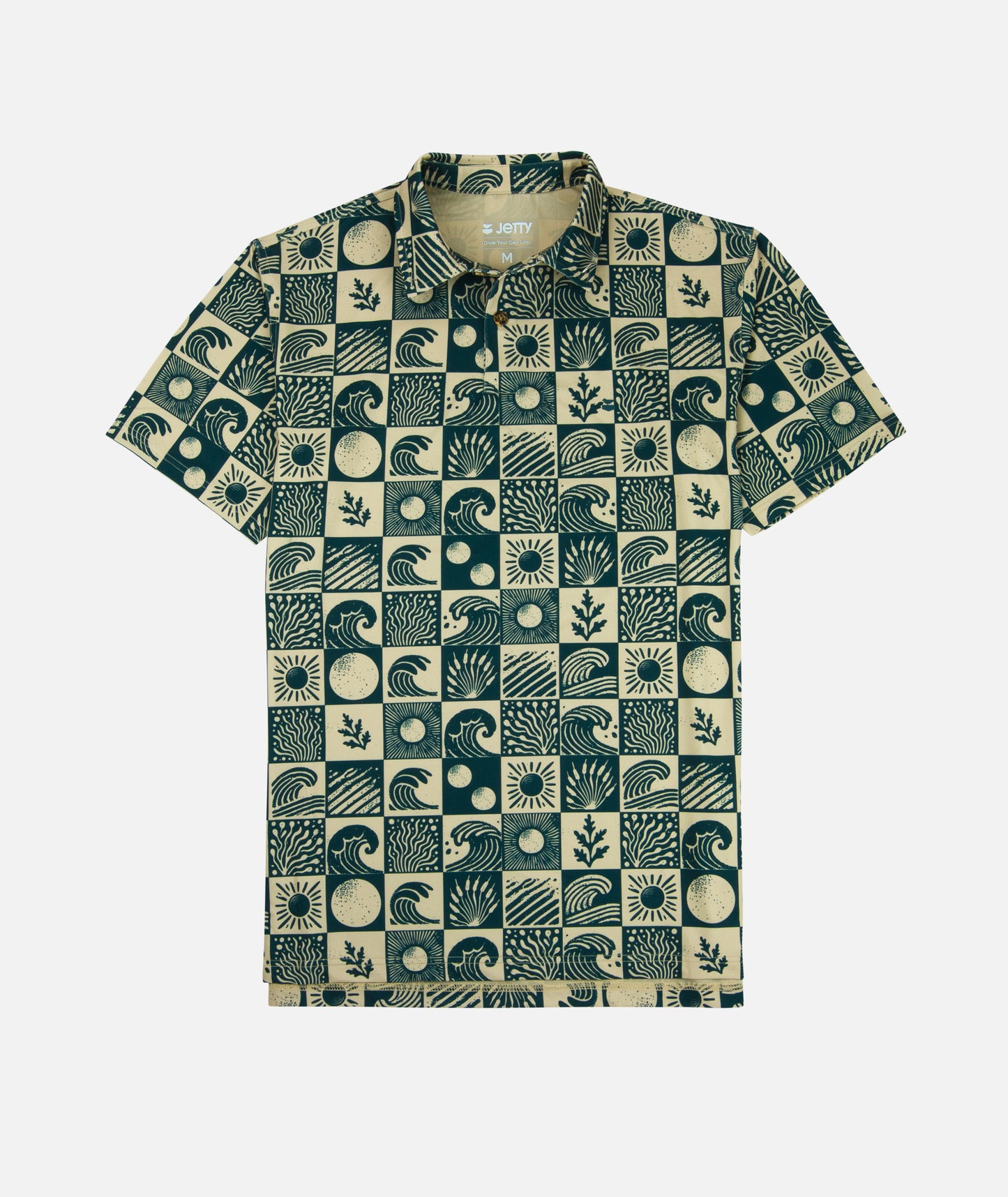 Bunker Polo Shirt - Ocean Blue