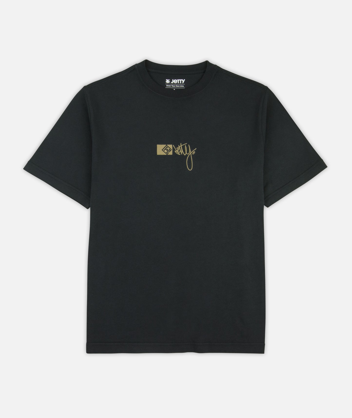 Rock Script Tee - Graphite