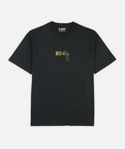 Rock Script Tee - Graphite