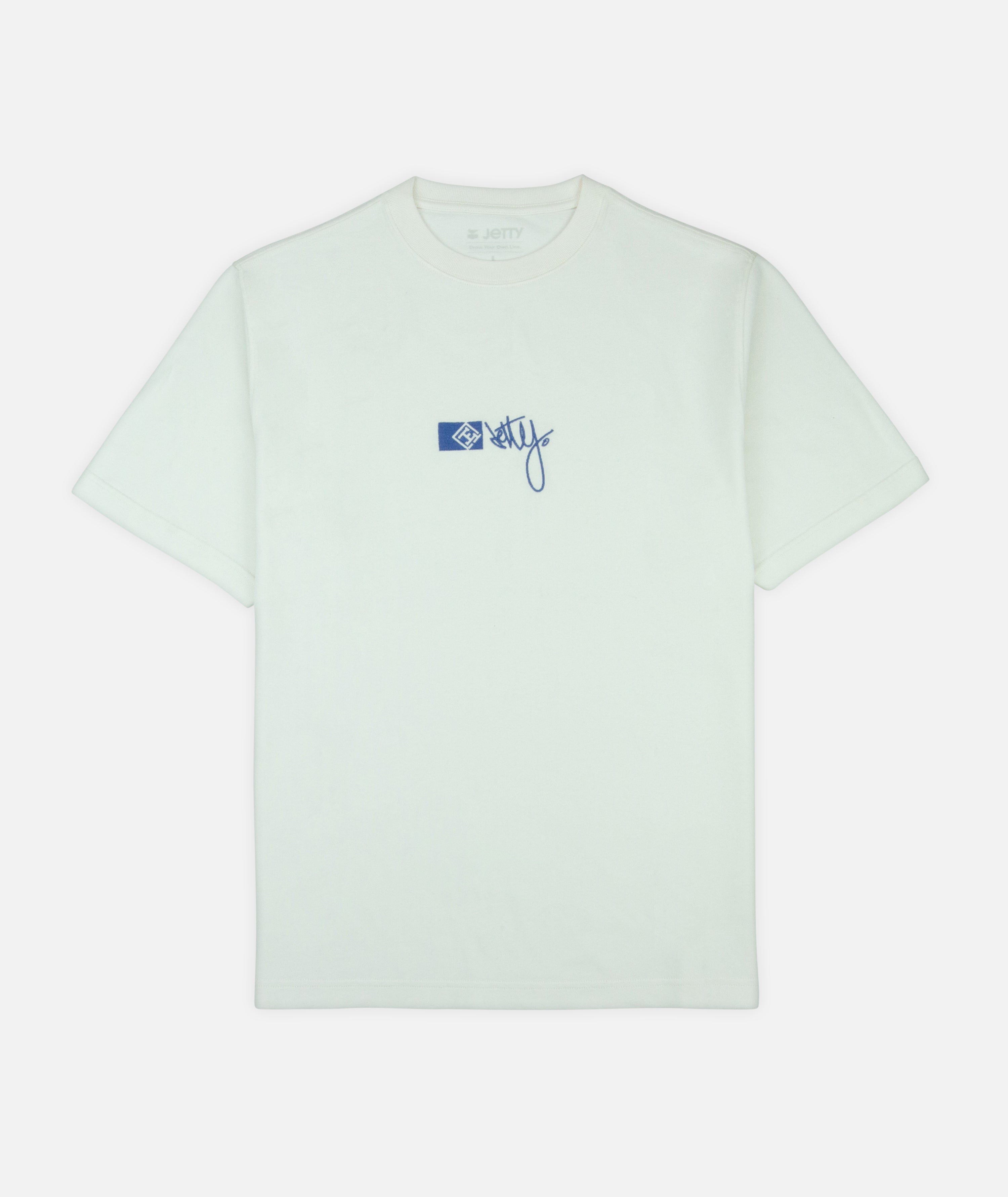Rock Script Tee - White