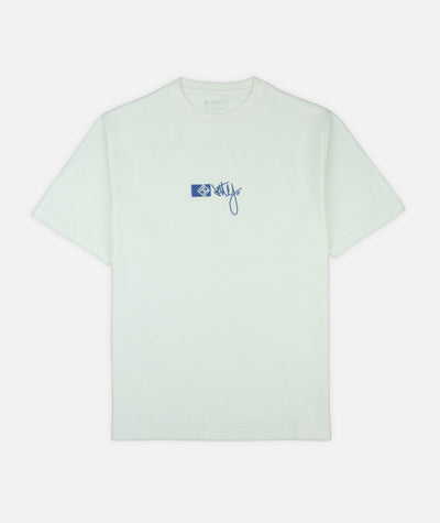 Rock Script Tee - White