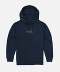 Rock Script Hoodie - Navy