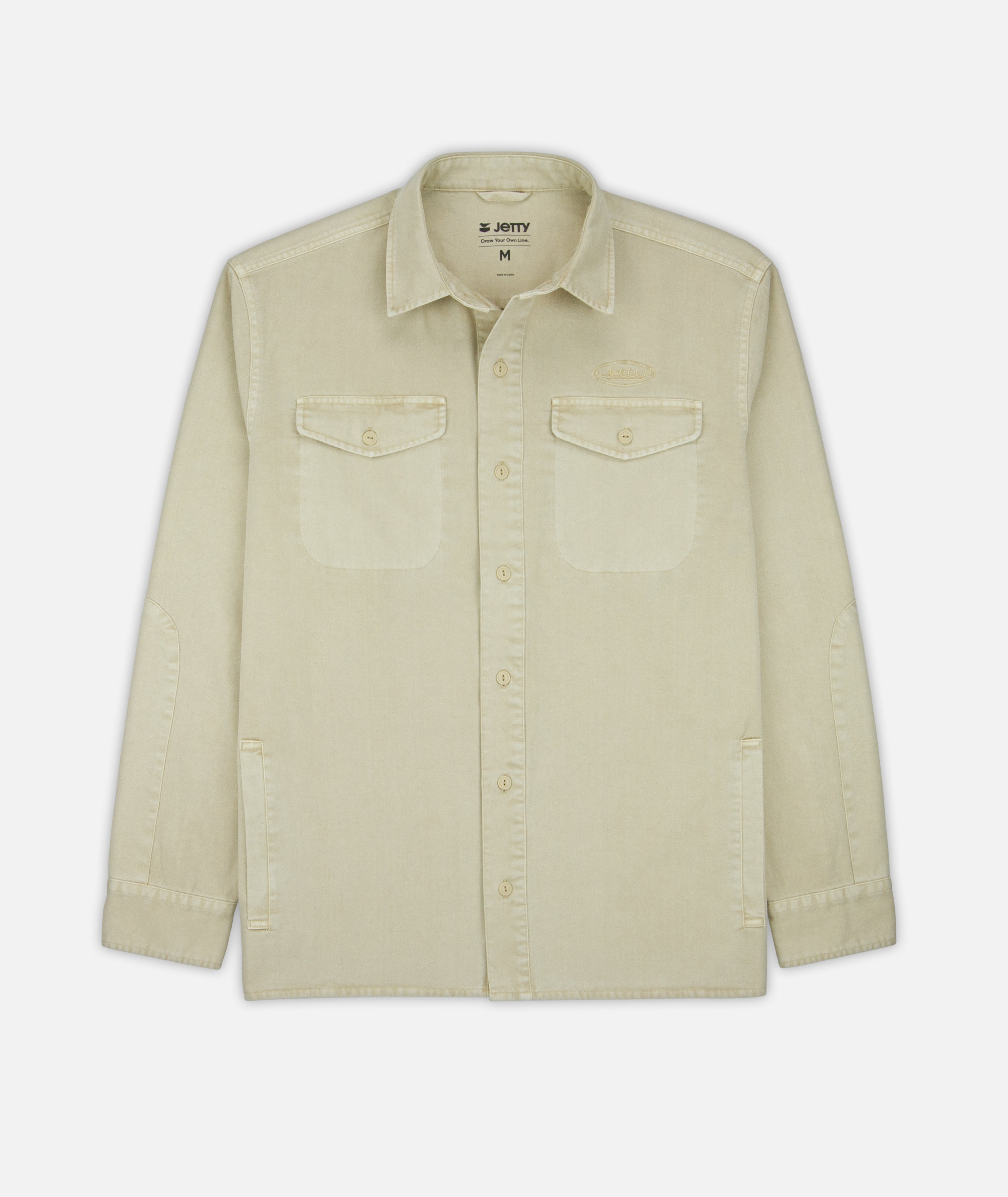 McCaffrey Long Sleeve Work Shirt - Cream
