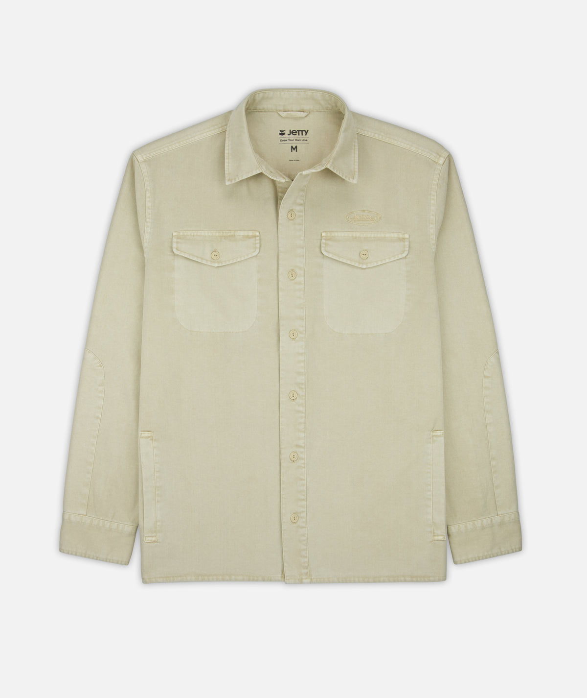 McCaffrey Long Sleeve Work Shirt - Cream