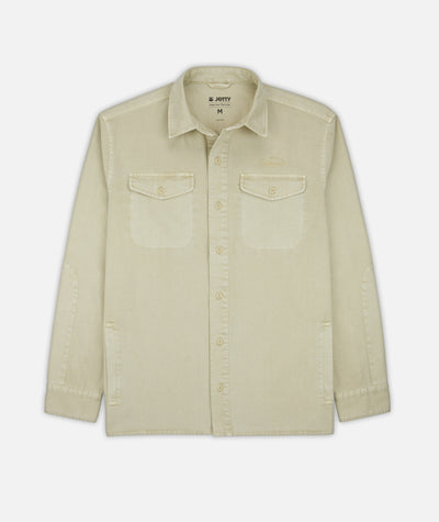 McCaffrey Long Sleeve Work Shirt - Cream