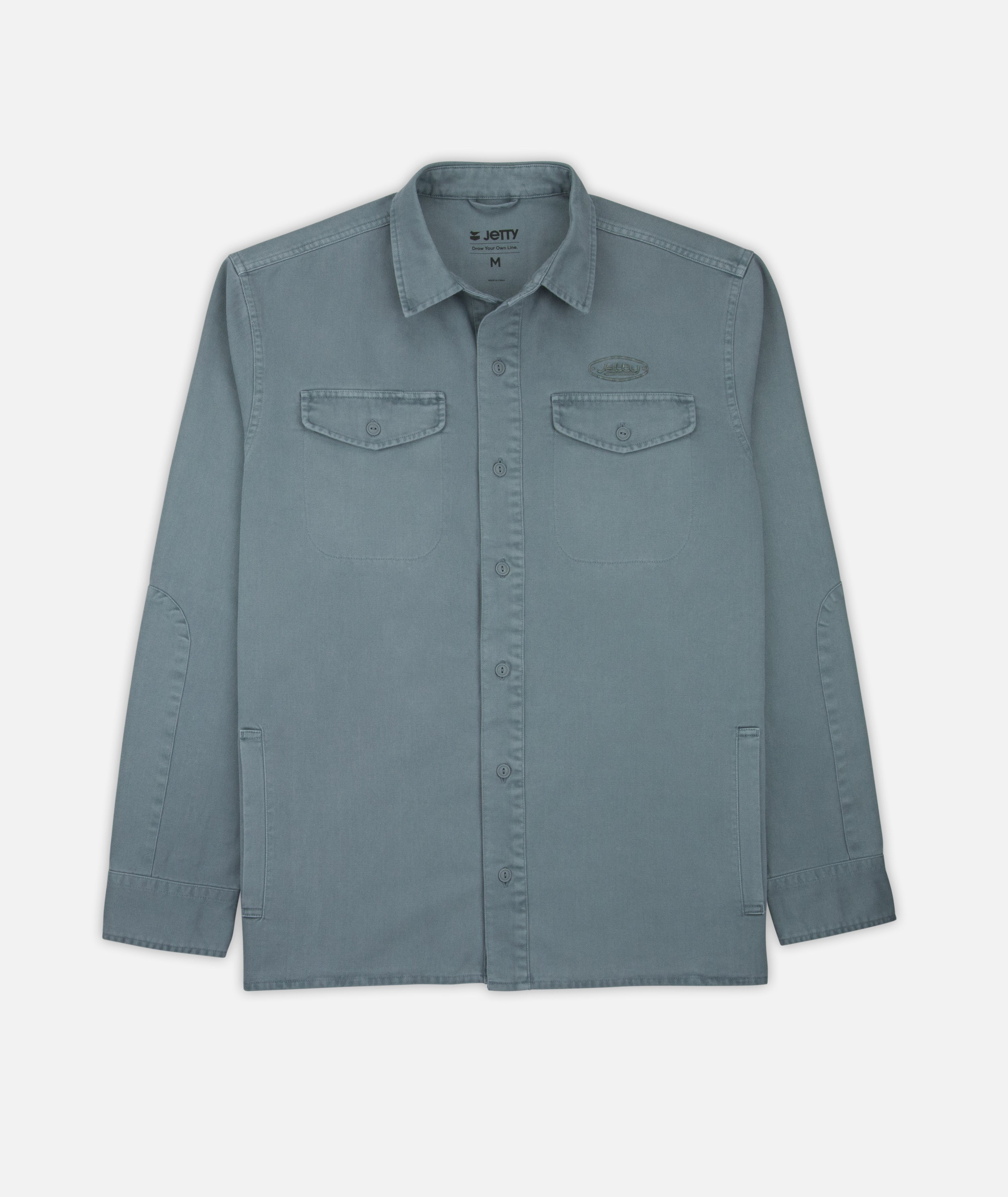 McCaffrey Long Sleeve Work Shirt - Light Blue