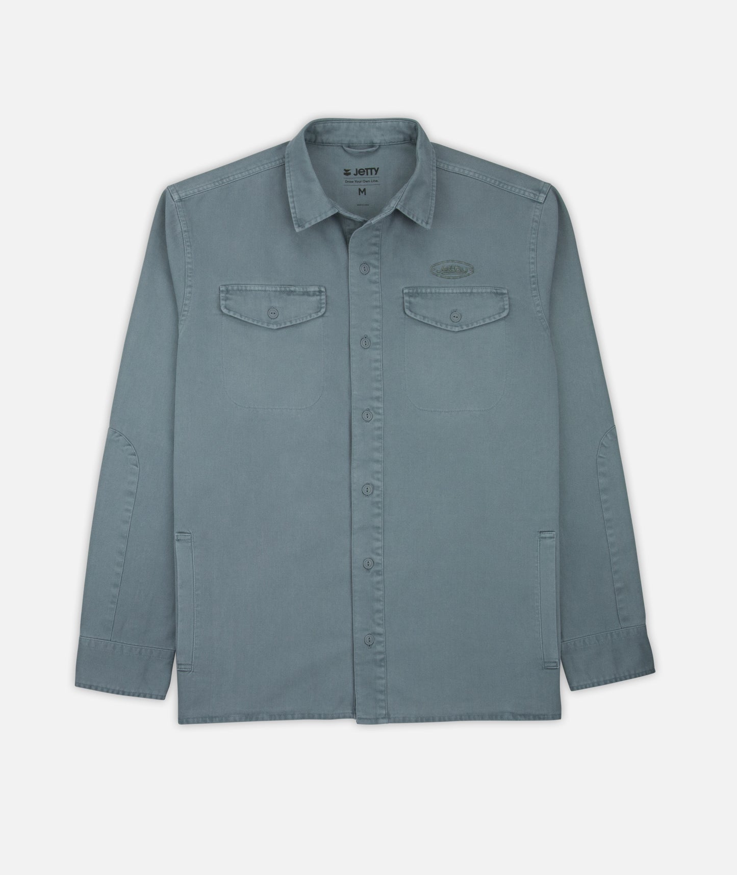 McCaffrey Long Sleeve Work Shirt - Light Blue