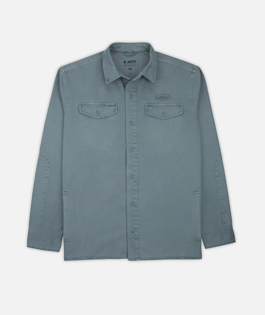 McCaffrey Long Sleeve Work Shirt - Light Blue