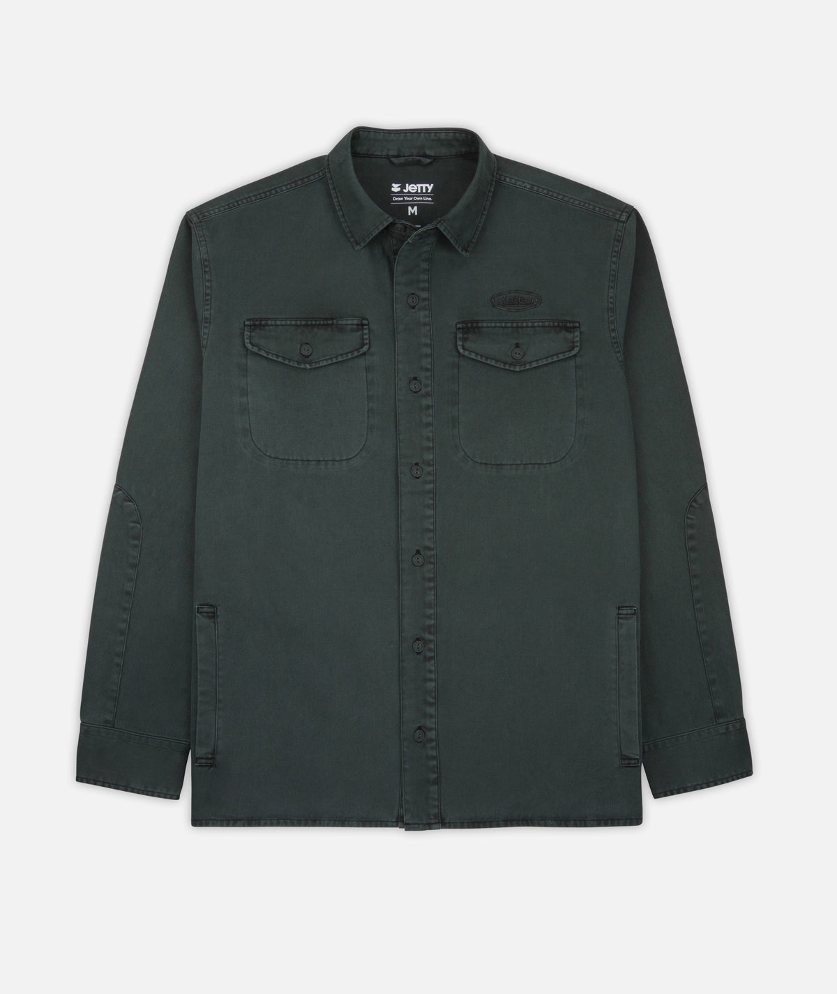 McCaffrey Long Sleeve Work Shirt - Charcoal